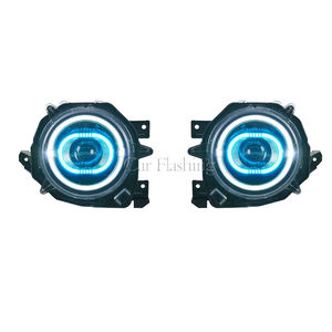 Lampe frontale pour <span class=keywords><strong>Suzuki</strong></span> <span class=keywords><strong>Jimny</strong></span> 2018 2019 2020 2021 2022 2023 phare LED phares DRL clignotant feux de route oeil d'ange - Product Image 4