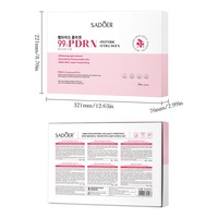 Coffret Soin Visage au Collagène PDRN Peptide Rose ADN de Sodium 6 pièces Éclaircissant Hydratant Renforce la Barrière Cutanée Coffret Cadeau