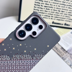 High Quality Carbon Fiber Texture Magnetic Phone <b>Case</b> for Samsung S26 S23 S24 S25 Ultra <b>Wireless</b> <b>Charging</b> Shockproof Hard Cover - Product Image 4