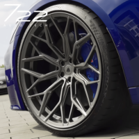 Jantes de voiture allemandes forgées monobloc 722Auto Apex 18-24 pouces 5x112 Jantes personnalisées pour VW Golf R GTI MK7 MK8 Audi S3 RS3 RS4 RS6 A4 A6