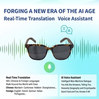 Gafas de Audio Inteligentes con Traducción por IA, Sonido Estéreo, Cancelación de Ruido, Asistente de Voz, Gafas de Sol Anti-UV, Auriculares 5.3