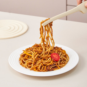 Pince alimentaire en silicone pour grillades et barbecue, outil de cuisine durable et antidérapant, pince à steak allongée, accessoire de cuisine - Product Image 1