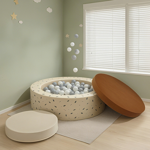 Bé leo lên thiết lập trượt Toddler bọt cầu khối khu vực sân chơi trong nhà Thiết bị mềm chơi cho trẻ em bên với bóng Pit - Product Image 3