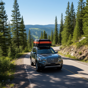 Portaequipajes universal para techo de 51 x 36 x 4.1 pulgadas, cesta de acero para portaequipajes, carga máxima de 200 lb para SUV, camioneta, automóvil - Product Image 2