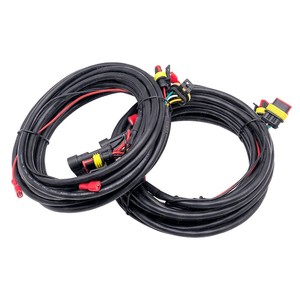 Faisceau de câbles de commande d'éclairage automobile, adaptateur étanche IP65 de 300 mm pour automobile, 12 V, isolation en PVC, noyau en cuivre - Product Image 2