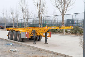 Customized 20ft Container Skeleton <b>Trailer</b> Skeleton Container Chassis Semi <b>Trailer</b> With Factory Best - Product Image 5