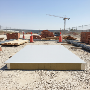 Panneau sandwich en laine de roche <span class=keywords><strong>à</strong></span> bords scellés en PU, excellente <span class=keywords><strong>étanchéité</strong></span> <span class=keywords><strong>à</strong></span> <span class=keywords><strong>l</strong></span>'<span class=keywords><strong>air</strong></span> pour la construction de cloisons industrielles - Product Image 1