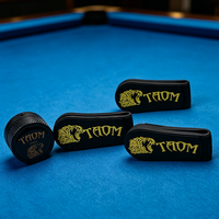QFH-S01 TAOM Porte-craie magnétique avec clip ceinture, étui à craie pour queue de billard, aimant puissant, boîte à craie Taom pour billard et snooker