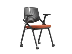 ZITAI Foldable Training Chair Ergonomic Office Chair Mesh Conference Conference Outdoor Plastic Folding Table Chairs