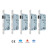 Serrure de porte d'hôpital CE, acier inoxydable de haute qualité, 5572 Euro Profile Roller Bolt Mortise Lock