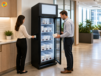 Fabricant de distributeurs automatiques de congélateurs avec détection de poids, SDK Cloud et sous-compte pour chaînes de vente au détail