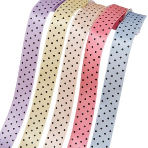 Ruban imprimé à rayures et pois rétro, motif personnalisé sur mesure pour projets d'artisanat faits main DIY - Product Image 5