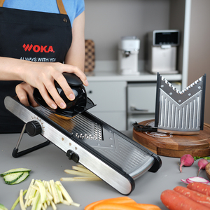 Super <span class=keywords><strong>septembre</strong></span>, hachoir de cuisine en acier inoxydable 430, trancheuse à légumes et <span class=keywords><strong>fruits</strong></span>, mandoline réglable - Product Image 1