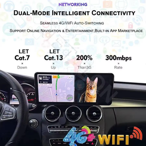 14.6 "pour Mercedes Benz classe C W205 GLC X253 C180 <span class=keywords><strong>C200</strong></span> C220 C300 C350 2016-2022 Carplay GPS écran Ultra-mince Android Autoradio - Product Image 5