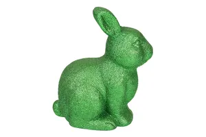 Vente en Gros de Figurine Décoration de Lapin en Peluche Jouet Poupée Lapin de Pâques Décoration de Jardin Lapin en Résine Ornement de Pâques