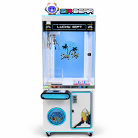 Promotion : Grande machine à griffes d'arcade en métal à monnayeur pour la distribution de peluches et cadeaux, pour divertissement sportif intérieur