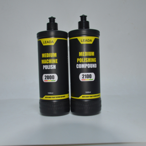 Composé de polissage professionnel Leada Super Cut à coupe rapide et faible effet tourbillonnant pour carrosserie automobile, brillance profonde, <span class=keywords><strong>1</strong></span> litre, Modèle 2100 - Product Image 1