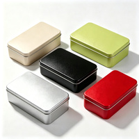 Boîte à gâteaux et biscuits rectangulaire en fer écologique multicolore, boîte cadeau durable en fer blanc pour biscuits, vente en gros d'usine OEM