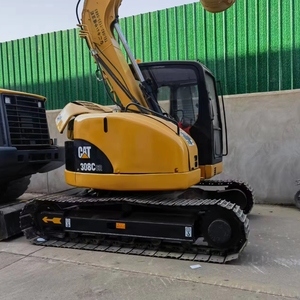Original Caterpillar 308c 8ton mini excavadora usada Japan CAT 308c 308e con topadora de pulgar Horas DE TRABAJO bajas Envío global rápido - Product Image 1
