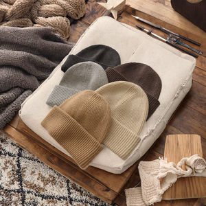 Gorros de Punto de Lana Merino 100% Pura, Unisex, Lisos, para Viajes de Negocios, de Felpa, para Adultos, XINMING - Product Image 3