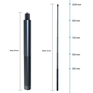 Support de téléphone portable magnétique en alliage d'aluminium, perche à selfie 1,2 m avec piquet de sol pour la photographie et les selfies sur le parcours de golf - Product Image 3