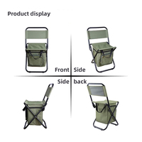 Chaises de camping et de pique-nique ultra-légères, pliantes, portables, avec dossier, en tissu Oxford et cadre en aluminium, pour la plage et l'extérieur