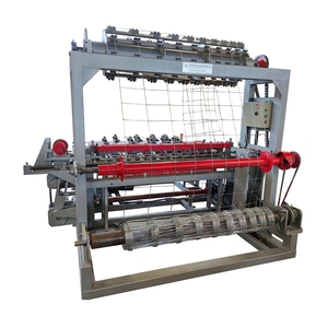 ヒンジジョイントフェンスメッシュ製造機工場 自動亜鉛メッキ牧草地フェンス織機 - Product Image 2