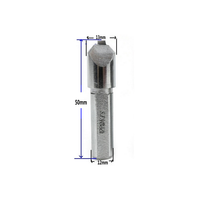 Outils de dressage cylindriques diamantés haute dureté OEM, outil de dressage d'angle R0.3