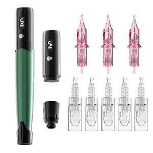 Rotary Tattoo Pen Maschine mit LED-Anzeige ebenen Geschwindigkeit Permanent Makeup Pen Tattoo Machine Wireless Tattoo Pen Kit