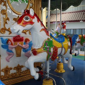 Atractivo juego para niños <span class=keywords><strong>Fairground</strong></span> Ride Merry Go Round Horse <span class=keywords><strong>Carousel</strong></span> equipo de parque de atracciones a la venta - Product Image 6