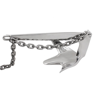 Accastillage marin de haute qualité en acier inoxydable 316 poli miroir, ancre à griffe Bruce pour voilier, yacht, navire