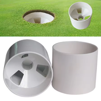 Logo personnalisable en plastique Golf trou tasses mettant marqueur vert modèle drapeau pratique fers