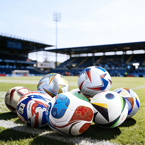 Ballon de football taille 4 5 en PU laminé collé, même style que la Coupe du monde FIFA, la Coupe d'Europe, pour les matchs officiels, l'entraînement des jeunes et des adultes, intérieur et extérieur - Product Image 1
