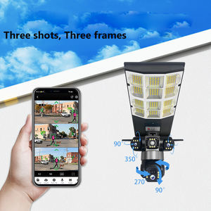 Güneş sokak ışık kamera sistemi LED kaynağı ABS alüminyum gövde DC pil güç kaynağı IP65/66/67 derece ROHS yol için sertifikalı - Product Image 4