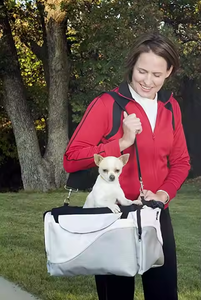 Vente en gros de sacs à bandoulière d'extérieur pour petits animaux de compagnie à faces souples personnalisés panier à vélo pour animaux de compagnie - Product Image 5