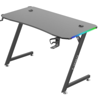 Bureau de jeu BEISIJIE TZ-2 Z-Frame en fibre de carbone, table fixe avec RGB et E-SPORTS