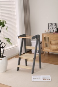 Montessori có thể gập lại trẻ em bằng gỗ bước Phân đồ nội thất nhà bếp & Phòng Tắm Helper học tập tháp - Product Image 6