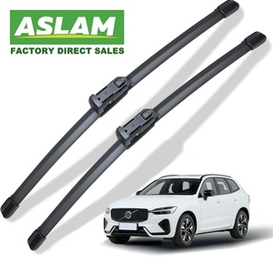 Vente en gros d'usine : Balais d'essuie-glace de voiture en caoutchouc naturel, structure souple sans armature, pour Volvo toutes séries, silencieux, stable, ajustement parfait, universel - Product Image 1