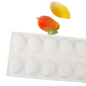 Moule à glaçons en silicone, design fruits, qualité alimentaire, congélation rapide et facile à démouler, pour pâtisserie et aliments pour bébés - Product Image 5