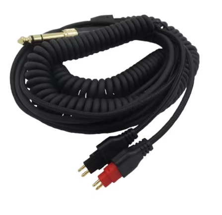 Replacement Spring Headphone Audio Cable for HD580 HD600 HD650 HD660S Headphones