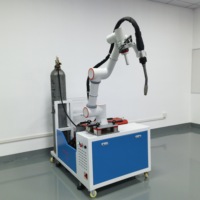 Robot de Soldadura MIG Colaborativo Ligero con Capacidad de Carga de 10 kg, Seguimiento de Costura por IA, PLC, Electrónica Automotriz, Motor con Núcleo Blindado