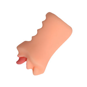 XISE mainan seks portabel cangkir pesawat seks oral stimulasi lidah untuk masturbasi lembut fantasi menarik penis - Product Image 4