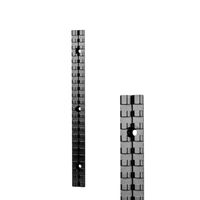 Support de montage tactique 230 mm à 25 emplacements, résistant à la pression de 300 bars, en alliage d'aluminium usiné CNC, pour la chasse, anti-rouille, direct usine