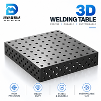 Nouvelle station de soudage 3D HebeiMeisida Heavy Duty D28, haute planité, dimensions personnalisées, fonte d'acier, revêtement au nitrure