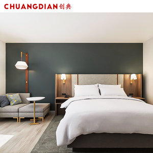 Ensemble de meubles de chambre à coucher d'hôtel 5 étoiles de luxe Suites personnalisées avec un excellent design Approvisionnement direct d'usine pour les projets hôteliers - Product Image 1