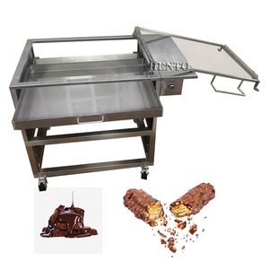 Fournisseur professionnel de biscuits enrobés de chocolat / Machine pour enrober le chocolat / Machine pour enrober les fruits secs au chocolat - Product Image 1