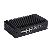 Qotom Mini PC Atom C3808 con 12 núcleos 4 NIC SFP + Computadora de AES-NI