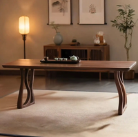 Bureau d'écriture de luxe haut de gamme en bois massif pour immeuble de bureaux - Design exécutif moderne