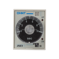 Relais temporisé ST3P A-B JSZ3A-B 2NO 2NC 8 broches réglable AC220V DC24V pour contrôle d'automatisation industrielle