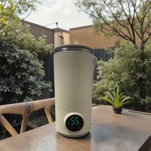 Taza de Café Inteligente Magnética de Acero Inoxidable con Diseño OEM de Fábrica 2025, Recargable por USB - Product Image 5